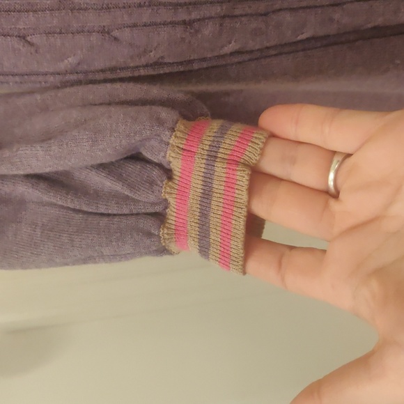 VICTORIA COLOR BLOCK SWEATER DRESS sz 5 - Picture 11 of 11